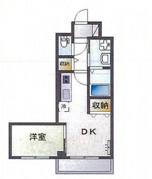 東京都大田区西蒲田4丁目(賃貸マンション1DK・3階・28.91㎡)の写真 その2