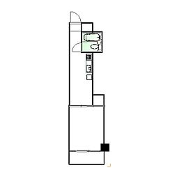 セブンスターマンション東山 1DKの間取図画像