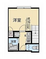 サンプレイス用賀  ｜ 東京都世田谷区上用賀3丁目（賃貸アパート1K・2階・21.57㎡） その2