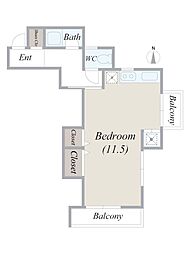 間取図画像 ワンルーム