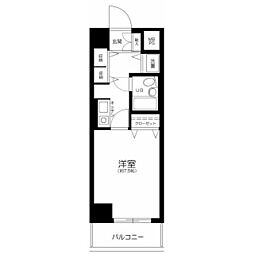 ライオンズマンション高津 1Kの間取図画像