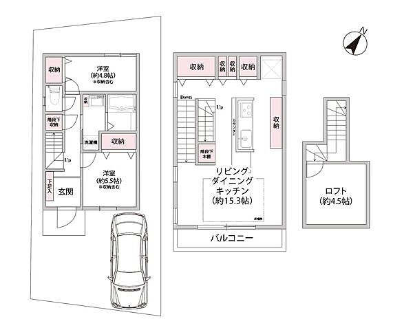 間取り 杉並区成田東3丁目