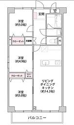間取図画像 3LDK