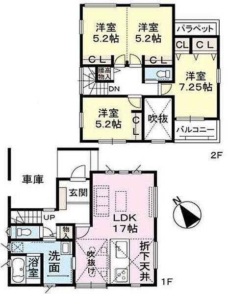 間取りを拡大表示
