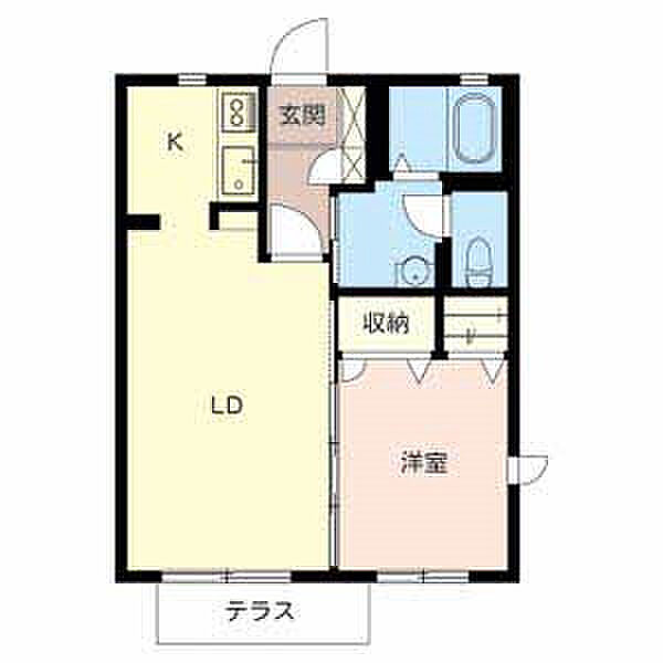 エスペランサ 102｜兵庫県豊岡市戸牧(賃貸アパート1LDK・1階・38.83㎡)の写真 その2