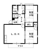 ケンズスクエア 203 ｜ 兵庫県豊岡市上陰181-1（賃貸アパート2LDK・1階・50.00㎡） その2