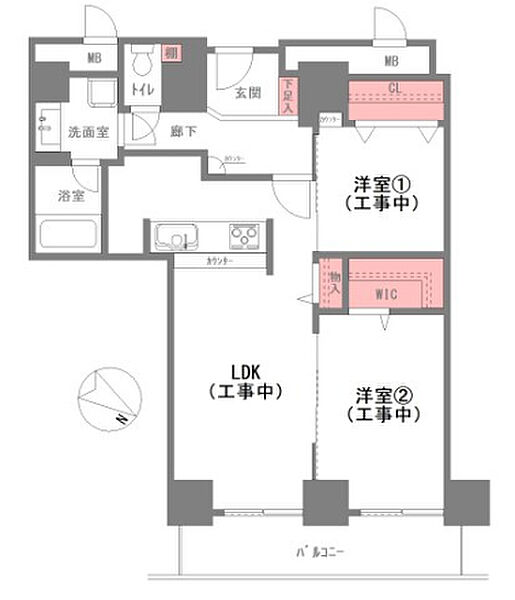 間取りを拡大表示