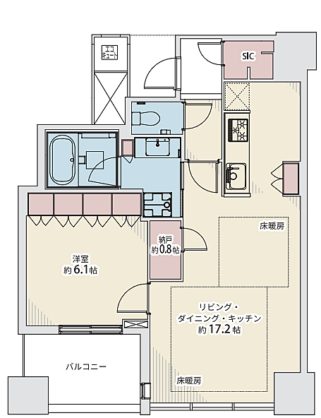 間取りを拡大表示
