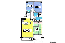 間取図画像 3LDK