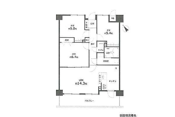 間取りを拡大表示