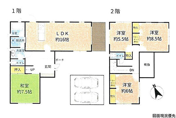 間取り 佐伯区河内南1丁目　中古住宅