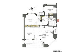 ライオンズマンション舟入本町 3LDKの間取図画像