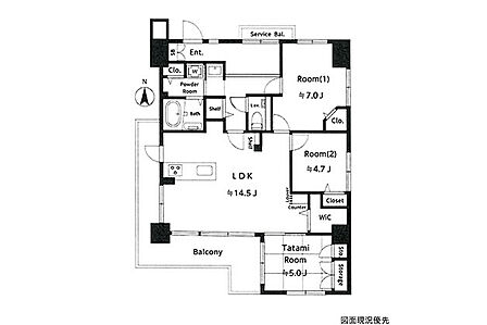 3LDK 間取り