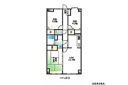 間取図画像 3LDK