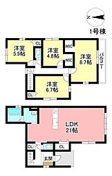 新築戸建 瀬戸市原山台6丁目 全2棟