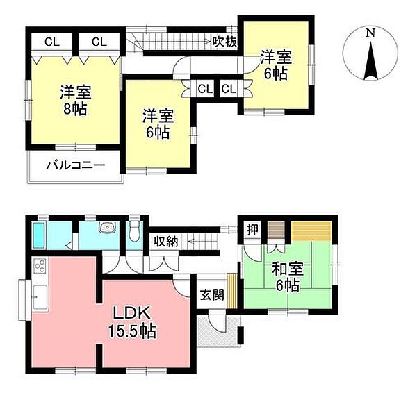 間取りを拡大表示