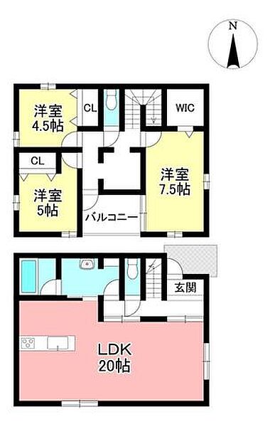 間取りを拡大表示