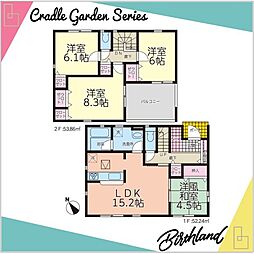 須賀川市妙見　Cradle　Garden　全1棟