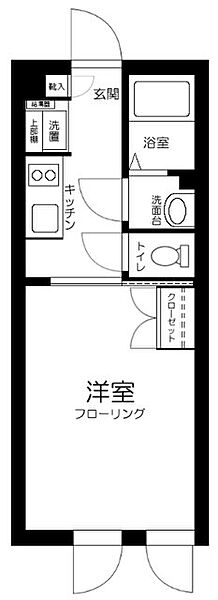 東京都文京区本郷6丁目(賃貸マンション1K・4階・24.10㎡)の写真 その2