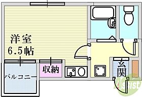 摂建ビルド  ｜ 兵庫県神戸市兵庫区上沢通2丁目（賃貸マンション1K・2階・19.50㎡） その2