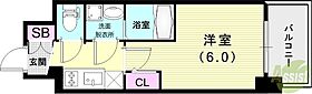 エスリード神戸大倉山ヒルズ  ｜ 兵庫県神戸市中央区楠町3丁目4-11（賃貸マンション1K・4階・21.00㎡） その2