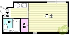 KF中山手マンション  ｜ 兵庫県神戸市中央区中山手通7丁目25-31（賃貸マンション1K・1階・20.00㎡） その2