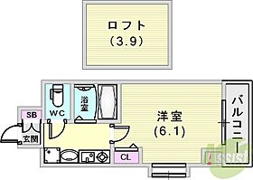 エステムコート神戸県庁前IIIフィエルテ  ｜ 兵庫県神戸市中央区下山手通7丁目13-9（賃貸マンション1K・12階・18.90㎡） その2