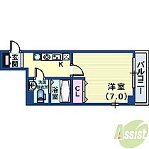 DOIマンション  ｜ 兵庫県神戸市中央区大日通7丁目（賃貸マンション1K・2階・25.00㎡） その2