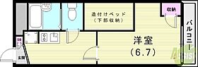 レオパレスアクアブルー青谷  ｜ 兵庫県神戸市灘区青谷町4丁目7-26（賃貸アパート1K・2階・19.87㎡） その2