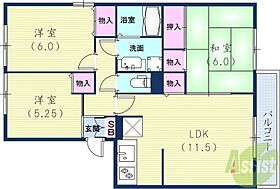 サウスヒルズ谷上  ｜ 兵庫県神戸市北区谷上南町（賃貸アパート3LDK・3階・65.17㎡） その2