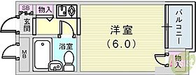 GSハイム高速神戸  ｜ 兵庫県神戸市中央区古湊通2丁目2-10（賃貸マンション1R・6階・16.69㎡） その2