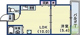 朝日マンション  ｜ 兵庫県神戸市中央区北長狭通3丁目（賃貸マンション1DK・4階・27.00㎡） その2