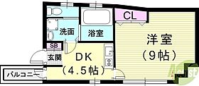 ロイヤル三ツ星IV  ｜ 兵庫県神戸市中央区橘通2丁目（賃貸マンション1DK・2階・28.00㎡） その2