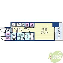 アドバンス三宮シュロス  ｜ 兵庫県神戸市中央区八雲通1丁目（賃貸マンション1K・8階・23.72㎡） その2