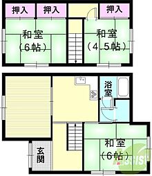 🉐敷金礼金0円！🉐鈴蘭台西町6-4-22貸家