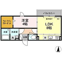 D-Room Sashie（ディールームサシエ） 201 ｜ 岐阜県岐阜市高森町4丁目2-1（賃貸アパート1LDK・2階・33.75㎡） その2