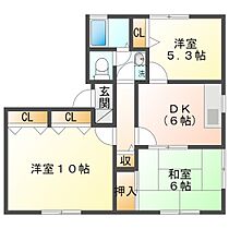 フラッツK B201 ｜ 岐阜県羽島郡岐南町下印食1丁目157（賃貸アパート3DK・2階・50.00㎡） その2