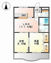 ラポールＲＹＵ 202 ｜ 岐阜県各務原市那加西市場町5丁目（賃貸アパート2LDK・2階・49.50㎡） その2