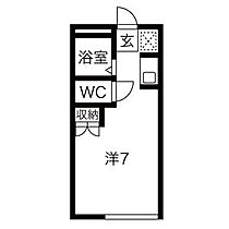 サンハイネス・フジ 102 ｜ 静岡県静岡市葵区沓谷１丁目16-5（賃貸アパート1R・1階・19.84㎡） その2