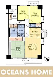 ハイツ狭山 3LDKの間取図画像