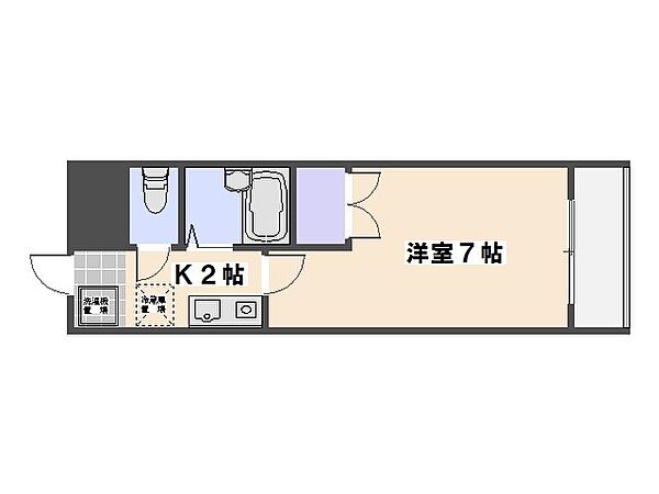 グレイス駅前 203｜広島県広島市佐伯区五日市駅前２丁目(賃貸マンション1K・2階・20.00㎡)の写真 その2