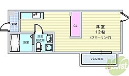 suju ワンルームの間取図画像