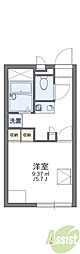 レオパレスジェミニ 1Kの間取図画像