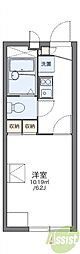 レオパレスツーリーフ 1Kの間取図画像