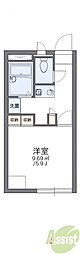 レオパレスパルク 1Kの間取図画像