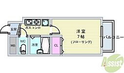 Sungranze 1Kの間取図画像