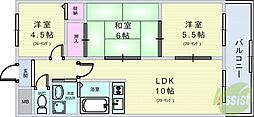 スカイハイツ緑地 3LDKの間取図画像