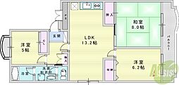 メゾン呉羽の里 3LDKの間取図画像