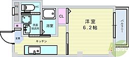 中央日進ビル 1Kの間取図画像
