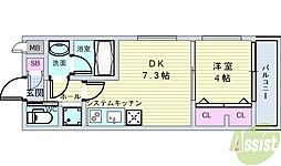 ガレリア大阪空港2 1DKの間取図画像